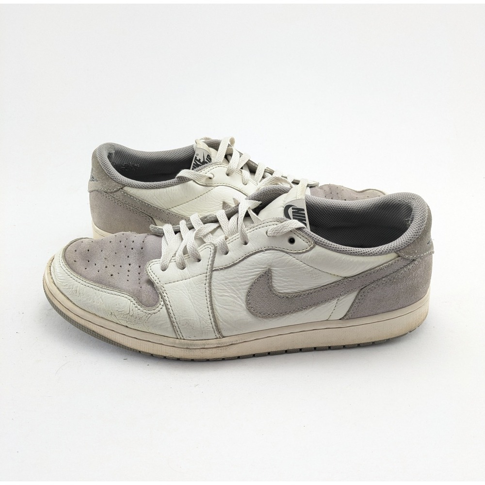 Mens Nike Air Jordan 1 Retro Low OG Atmosphere Grey Shoes CZ0790-101 Size 13